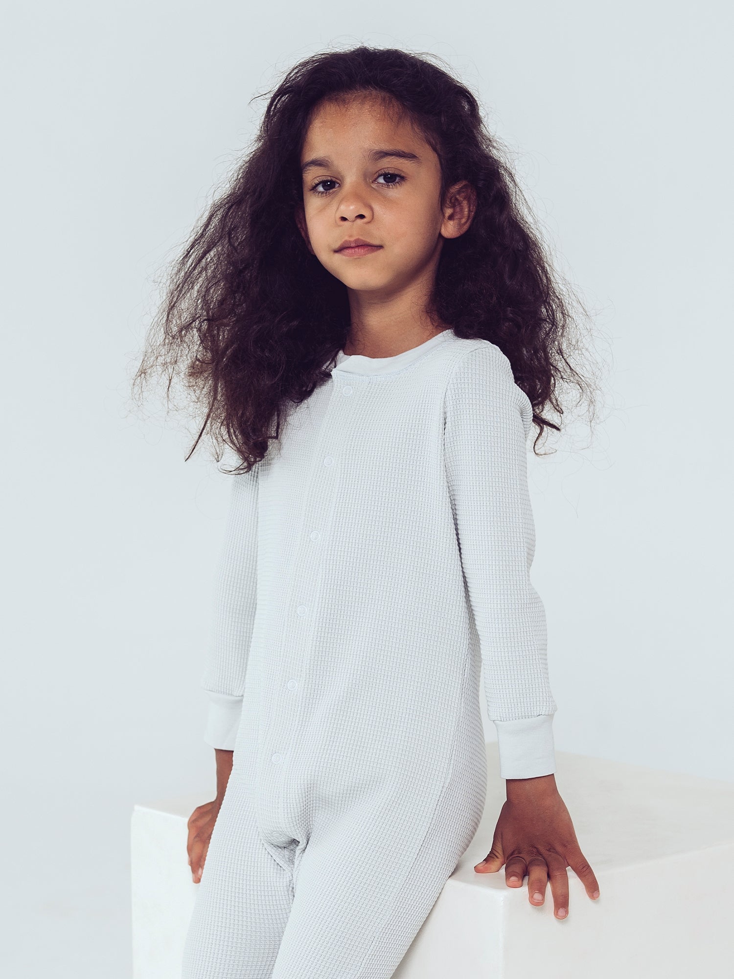 Vaflový Overal GOTS - Severská Šedá